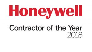 2018 Honeywell Contractor of the Year award!