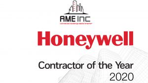 2020 Honeywell U.S. Contractor of the Year award!